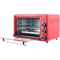 Four Électrique Multifonctionnel pour Pâtisserie, Pain, Pizza, 25L, Mini Cuisine Commerciale, Extérieur, Hôtellerie, Acier Inoxydable, Sans Huile