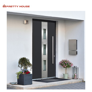 Puerta frontal <span class=keywords><strong>de</strong></span> entrada <span class=keywords><strong>de</strong></span> aluminio <span class=keywords><strong>para</strong></span> Villa exterior antirrobo <span class=keywords><strong>de</strong></span> <span class=keywords><strong>diseño</strong></span> moderno <span class=keywords><strong>de</strong></span> lujo - Product Image 5