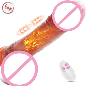 Beheizbare Sexspielzeuge mit Fernbedienung, Penis aus Flüssigsilikon, Analsex-Maschine, Riesen-Sexspielzeuge, Erwachsenen-Dildo in Übergröße für Frauen - Product Image 1