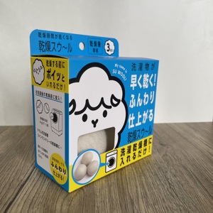 Balles de séchage en feutre de laine naturelle pour sèche-<span class=keywords><strong>linge</strong></span>, économie d'énergie, sans adoucissant, sans peluches, à suspendre à la fenêtre - Product Image 2