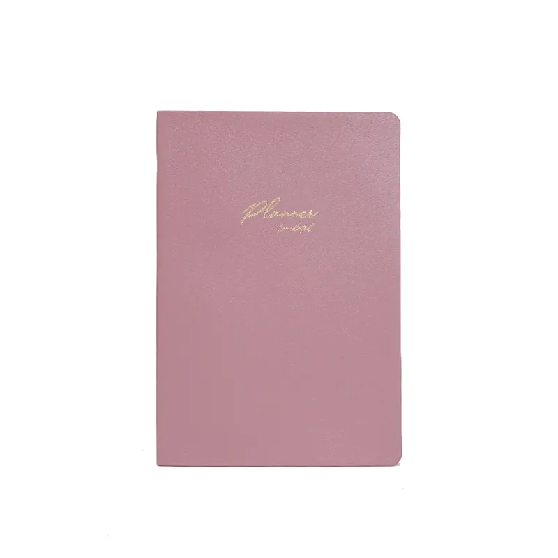 Custom notebook Office Supplies Schedule Books Morandi Pu Cover Agenda Diary Book Undated Planner