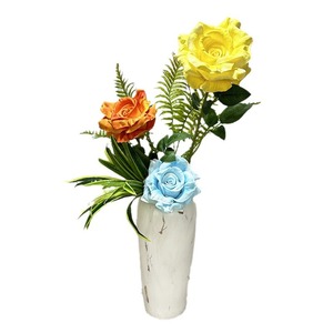 Fábrica de Flores Meiyu, Rosas Artificiales de Tallo Único, Flores de Seda Realistas para Decoración del Hogar y Bodas - Product Image 5