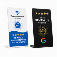 Carte NFC YJ pour avis Google, autocollant de contrôle d'accès 13,56 MHz NTAG213 étanche avec dôme en époxy pour table
