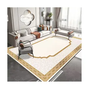 אזור יוקרה שטיח מודרני שטיח רצפת חדר שינה חדר שינה מודרני שטיח מודפס לבית שטיח פרווה לחדר שינה שטיח שטח דפוס גיאומטרי