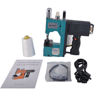 Machine à coudre portable haute vitesse BYT-910 210W, machine électrique de fermeture de sacs tissés pour l'emballage du riz et de la farine