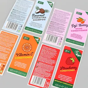 Zelfklevende Waterdichte Poly Product Etiketten Stickers Custom Goud Folie Supplement Sticker Label Gratis Ontwerp