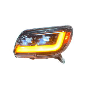 NUELEAD New 12V 50W 6000LM 4000K Lightweight Replacement Headlight Assembly with <b>Red</b> Light for for 2006-2009 - Product Image 5