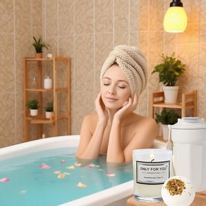 Ensemble cadeau de serviettes de séchage pour cheveux, cadeau de spa, cadeau d'anniversaire, cadeau de fête pour femmes, Noël, Saint-Valentin, fête des mères, ensemble cadeau de mariage - Product Image 3