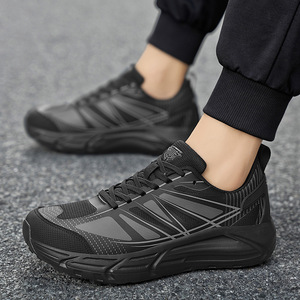 รองเท้าผ้าใบกีฬาแบบ unisex น้ำหนักเบา พื้นรองรับแรงกระแทก EVA พื้นรองเท้าด้านนอกทำจากยาง กันลื่น เหมาะสำหรับเดิน - Product Image 1