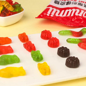 Caramelos blandos con recubrimiento agrio de fábrica Caramelo de goma masticable a granel con azúcar afrutado multicolor - Product Image 2