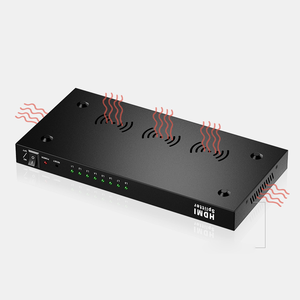 Nova Alta Qualidade <span class=keywords><strong>HDMI</strong></span> Splitter UltraHD Video <span class=keywords><strong>Switcher</strong></span> 1x8 Shunt Smart EDID HDCP 4K 30hz <span class=keywords><strong>Hdmi</strong></span> Splitter <span class=keywords><strong>1</strong></span> em 8 out - Product Image 4