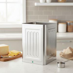 กระป๋องสี่เหลี่ยมสามารถ18L ภาชนะโลหะชีส232x232x350มม. 18 LT - Product Image 3
