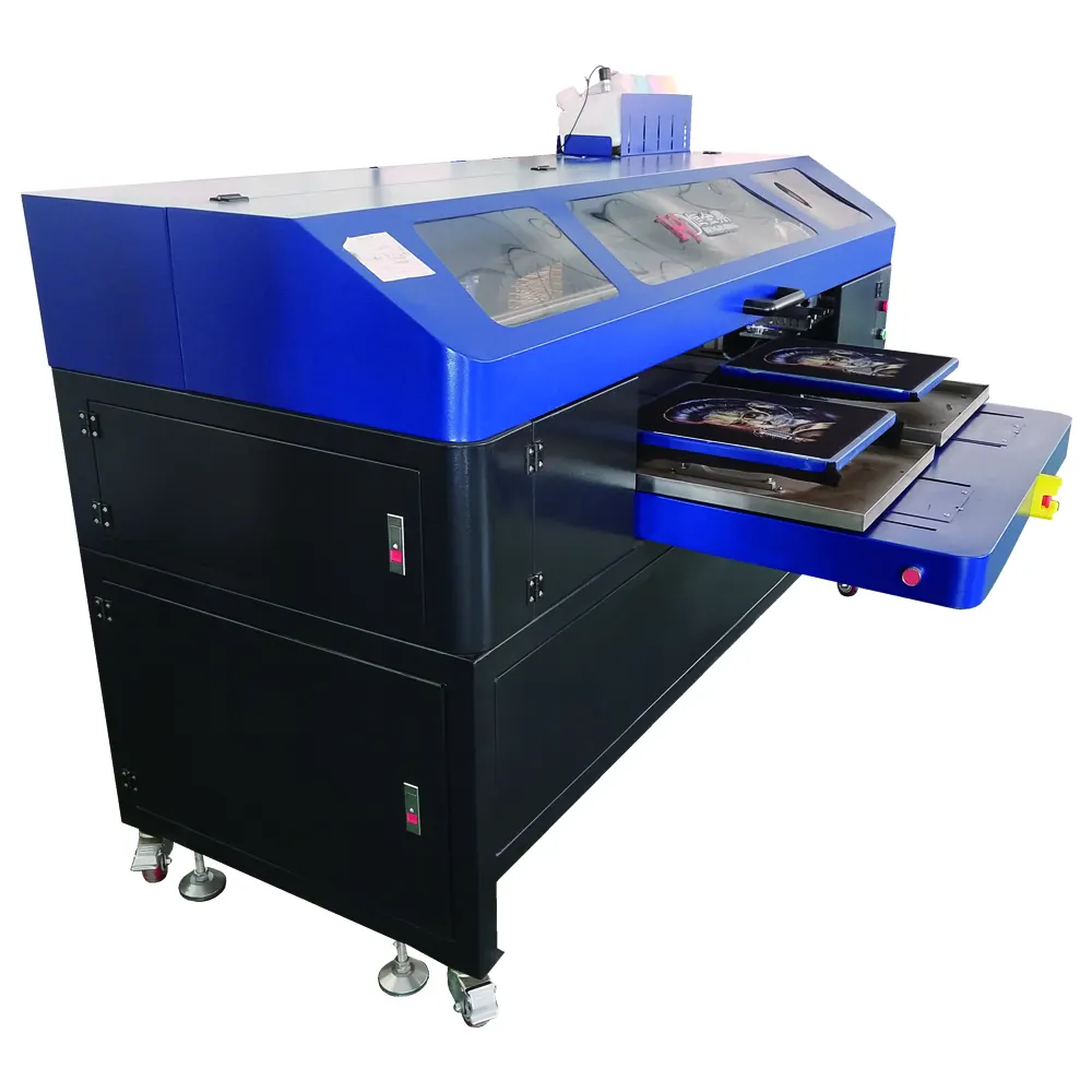 Garment Printing Machine Factory Price Direct To Garment Printing Machine Digital Inkjet DTG T-shirt Printer With Double Station