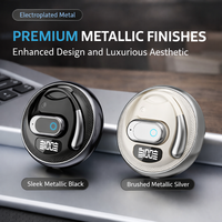 Earbuds TWS Gyro Digital Display HiFi Headset Nirkabel Olahraga Konduksi Udara Latensi Rendah ENC Earphone Fones De Ouvido