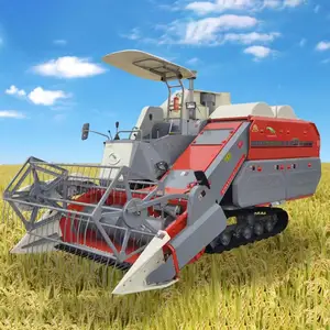 4lz-2.5t Full-feed Track Self-propelled Rice Combine Harvester