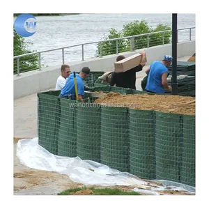 Fornitura di fabbrica MIL 7 / 2.21m scatola di gabbione barriera di bastione saldata riempita di sabbia alta
