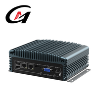 Caja integrada sin ventilador con procesador Intel I5 I7 Salidas Dual LAN HD VGA Diseño resistente de temperatura amplia para uso hostil MINI PC industrial