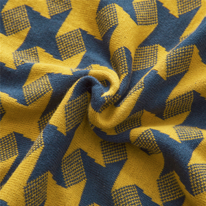 Manta de peso grueso para picnic de bebé, algodón orgánico, jacquard de pata de gallo - Product Image 4