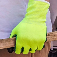 Gants de travail de construction personnalisés, gants médicaux enduits de nitrile, gants jetables en nitrile et vinyle