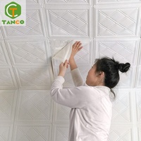 Papier peint auto-adhésif en mousse PE, décoration de la maison, autocollant de papier peint 3d