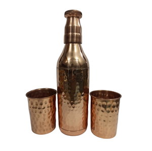 แฮนด์เมดออกแบบที่ทันสมัยที่ไม่ซ้ำกันคลาสสิกสไตล์ตกแต่งโบราณที่กำหนดเอง100% ขวดทองแดงที่มีฝาปิด - Product Image 3