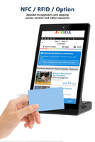 YC-L106 Écran tactile LCD 10,1 pouces Kiosque de commande Signalisation Tablette numérique petite Affichages publicitaires numériques Lecteur de menus