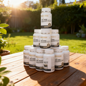 Коллагеновые таблетки из кости яка премиум-класса, высокочистая пищевая добавка |   Легкие в употреблении таблетки для здоровья взрослых (60 таблеток/флакон) для иммунитета - Product Image 2