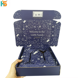 Caja de embalaje con cremallera de cartón corrugado púrpura, tarros de velas vacías, 2mm, laminación mate, Crema para Ojos fácil personalizada, limpiador Facial - Product Image 1