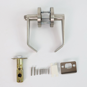 SUS304 đoạn chức năng mà không cần chìa khóa hình ống xử lý đòn bẩy khóa ba thanh cấu trúc chốt cửa nội thất khóa - Product Image 6