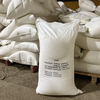 Dernière production en vrac de sacs tissés de 25 kg, couleur blanche, poudre de lessive écologique au citron pour détachant