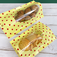 Emballage de collation transparent personnalisable avec fermeture éclair, pochette réutilisable à fond plat pour chips, design inversé
