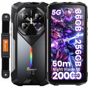 Téléphone robuste Fossibot F113 5G 36 Go + 256 Go, écran 6,78 pouces, Android 15, appareil de jeu - Product Image 1