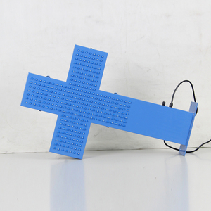 Ultima colore blu LED farmacia croce segno aperto Business modalità lampeggiante luce elettrica esterna cartello per il negozio Pharcaci - Product Image 4