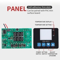 Controlador de Temperatura para Separador de Pantallas Tuobang 110V/220V, Accesorios de Separación para Teléfonos Móviles, Placa Base de Calentamiento PID 1308