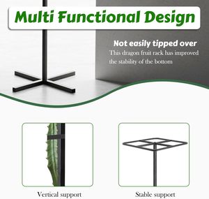 Treillis pour fruit du dragon en métal, durable, léger, moderne, <span class=keywords><strong>support</strong></span> <span class=keywords><strong>de</strong></span> jardin extérieur, plantes grimpantes, montage facile, structure verticale - Product Image 4