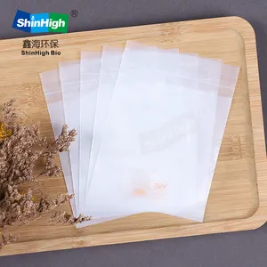 Biodegradable Resealable Cellophane Plastic Bags Self Adhesive for Packaging Shirts