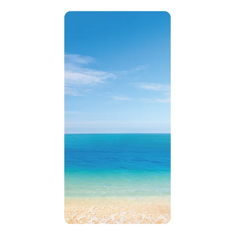 Diseño personalizado Toallas de playa de algodón Velour Reactive Printed Large Over Size Jacquard Logo Toalla de playa