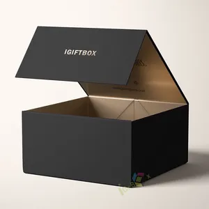자석 뚜껑을 가진 호화스러운 접히는 선물 상자를 포장하는 주문 크기 scatola regalo 마분지 엄밀한 hardbox magnetbox 매트 자석 상자