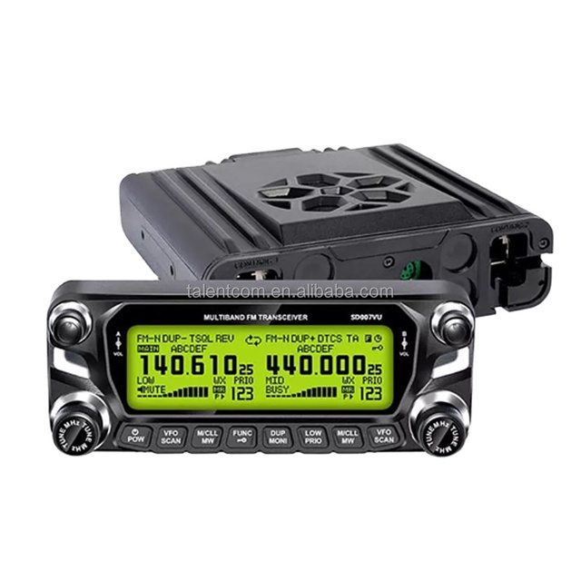 Car Radio Dual Band Vhf Uhf Walkie Talkie Radio Station Car UHF/VHF 136-174/400-520MHz Two Way Radio Ham HF Transceiver