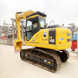 Excavadora Usada Komatsu PC160 de 16 Toneladas, Excavadora de Orugas Komatsu PC160, PC160LC-7, PC120, PC130 - Product Image 1