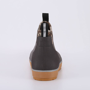 MS-43 Waterdichte Antislip Regenseizoen Rubber Low-Tube Regenlaarzen Voor Jongere Mannen Duurzame Werkschoenen Voor Natte Buitenjacht - Product Image 6