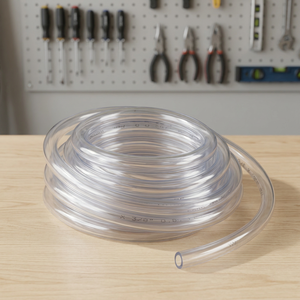 Manguera de Transferencia de Productos Químicos de PVC Transparente y Flexible, 3/8 Pulgadas de Diámetro Interior, Servicio de Corte a Medida - Product Image 3