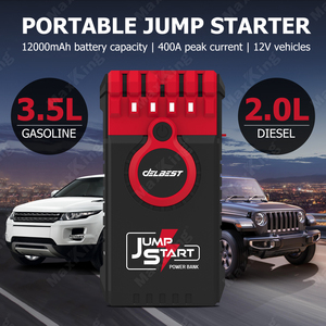 Arrancador <span class=keywords><strong>de</strong></span> Motocicletas 3 en 1 Económico, Batería <span class=keywords><strong>de</strong></span> 12000 mAh, 400 A, Cargador USB y Luz <span class=keywords><strong>de</strong></span> 18 W para Motocicleta/Barco - Product Image 3