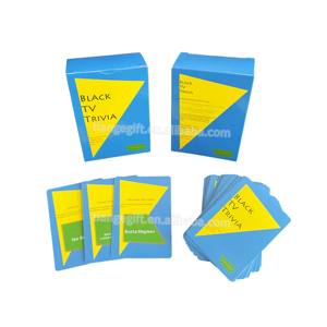 Juego de 100 Tarjetas Personalizadas con Caja de Papel para Preguntas de TV y Respuestas - Product Image 2