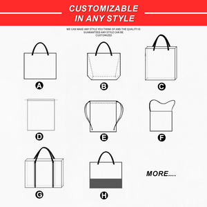 Borse Tote Personalizzate Riutilizzabili Promozionali per Donne, Grande Capacità, Impermeabili, in Tela di Cotone, Borse da Shopping di Lusso con Logo - Product Image 5