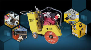 เครื่องตัดยางมะตอยประสิทธิภาพสูง ความลึก 16 ซม. สำหรับงานก่อสร้างทางหลวง ใช้งานได้ด้วยแรงสั่นสะเทือนต่ำ เหมาะสำหรับตัดพื้นคอนกรีต - Product Image 3