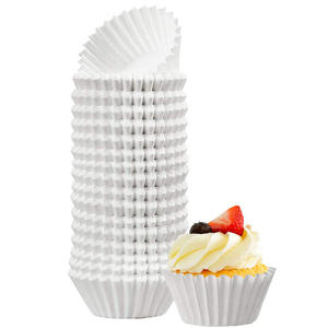 Pirottini di Carta <span class=keywords><strong>per</strong></span> <span class=keywords><strong>Muffin</strong></span> e Cupcake, Grado Alimentare, Antiaderenti - Product Image 1