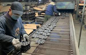 <span class=keywords><strong>Plaque</strong></span> de cuisson en <span class=keywords><strong>fonte</strong></span> pré-assaisonnée, ronde, 31 cm, pour <span class=keywords><strong>barbecue</strong></span>, poêle à frire ronde à rayures, <span class=keywords><strong>plaque</strong></span> de cuisson en fer - Product Image 5