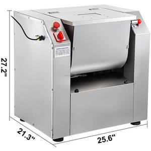 Amasadora Espiral de Acero Inoxidable de 7.5kg/15kg/25kg para Uso en Restaurantes y Hoteles, Compatible con Molinos de Harina y Máquinas de Pan - Product Image 6