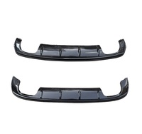 Diffuseur de pare-chocs arrière A3 S3 en fibre de carbone noir brillant pour Audi A3 S3 8V 2012 2013 2014 2015 2016